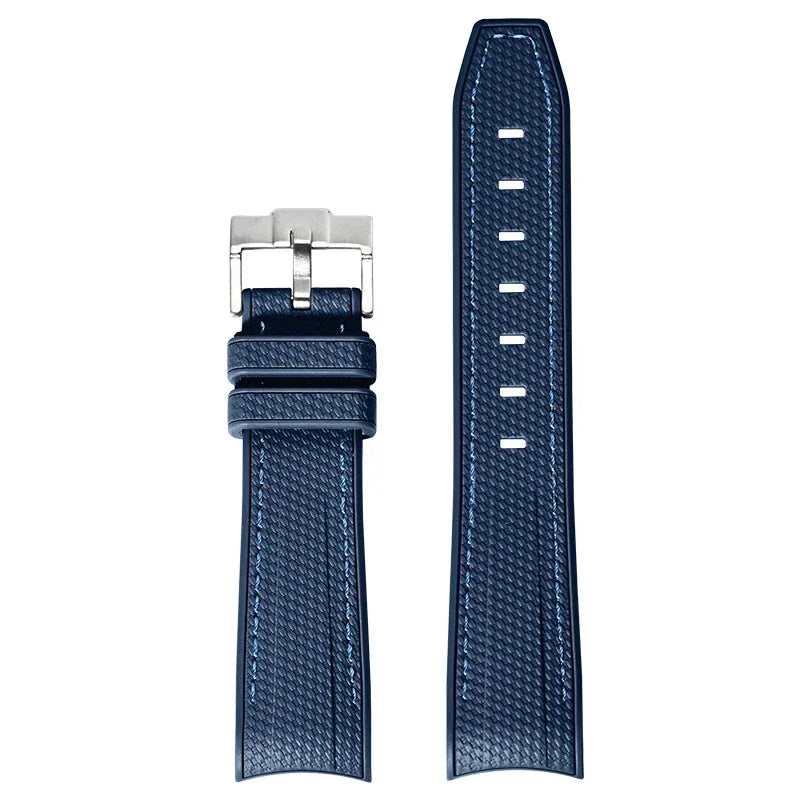 MoonSwatch Diving Strap — 20mm Curved-End Rubber Watch Band for Omega x Swatch — view 13 of watch straps