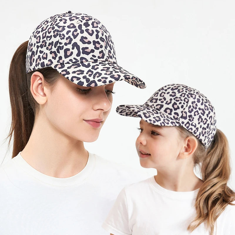 Mother Kids Baseball Caps for Girls Accessories Summer Child Girl Sun Hat Sports Travel Children Cap Adjustable 53/56cm