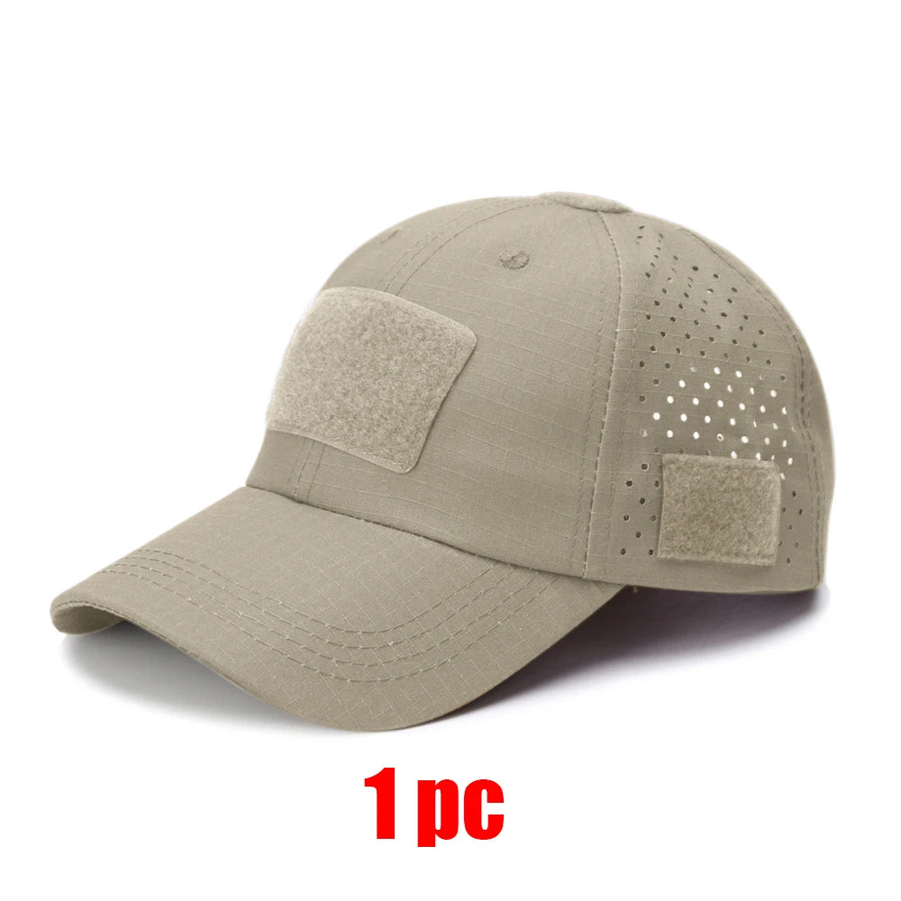 Camouflage Baseball Cap Outdoor — Tactical Sun Protection Hunting Hiking Fishing Men's Hat