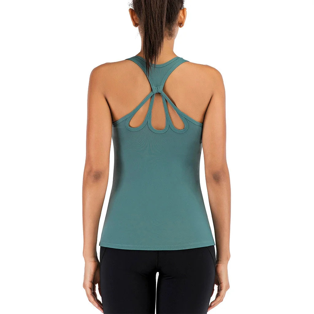 Athletic Yoga Tank Top — Women’s Gym Singlet for Running & Training