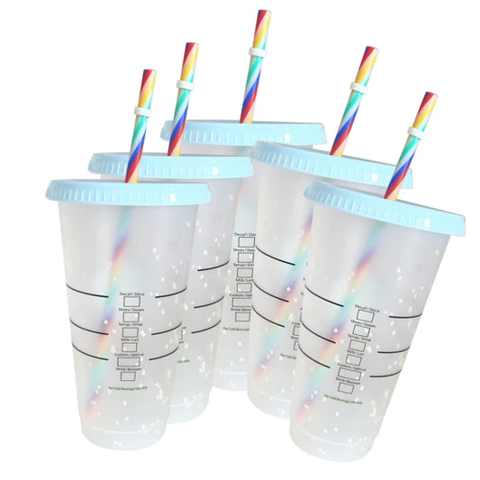 Reusable Tumbler with Straw — BPA-Free Iced Coffee & Cold Drink Cup with Lid — view 1 of drinkware
