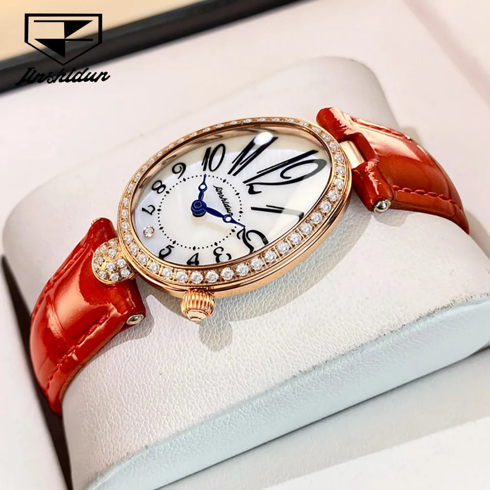 JSDUN 8827 Women's Mechanical Watch — Luxury Fashion Automatic Wristwatch — view 8 of watches