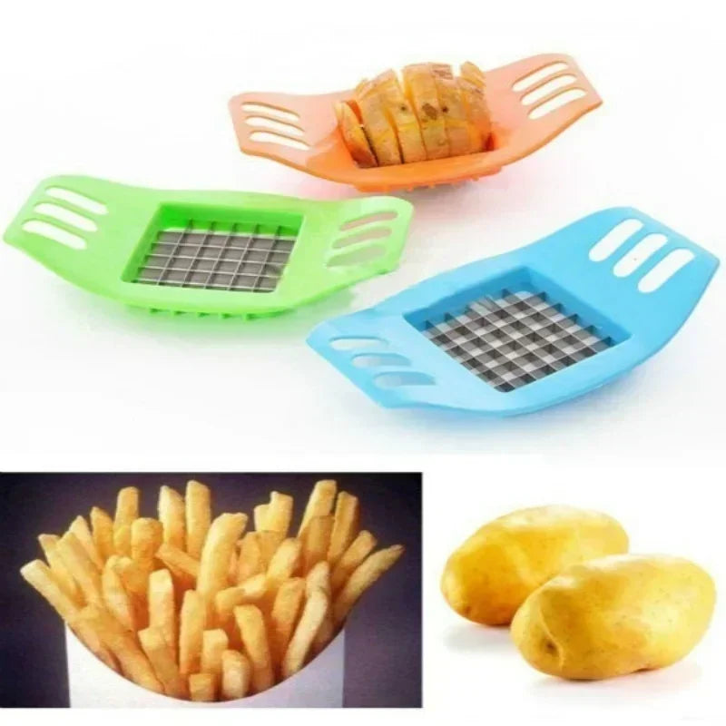 Stainless Steel Cutter, Slicer &amp; Masher &mdash; Potato &amp; Vegetable Fries Cutting Gadget — view 7 of kitchen gadgets