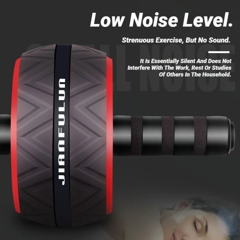 Ab Roller — Core Workout Ab Wheel, Non-Slip Home Gym Abdominal Trainer — view 4 of sports & fitness