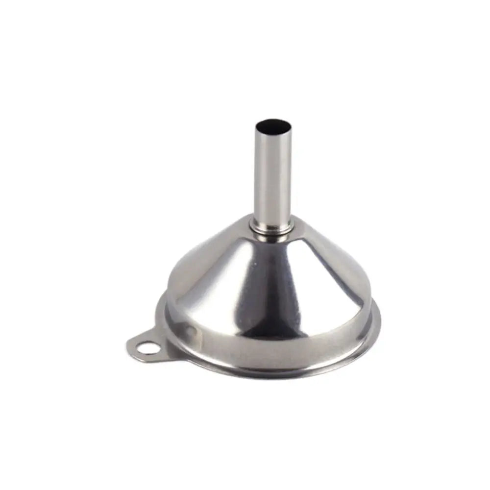 Wide-Mouth Stainless Steel Funnel &mdash; Cooking Oil Filter &amp; Spice Strainer with Handle — view 7 of kitchen gadgets
