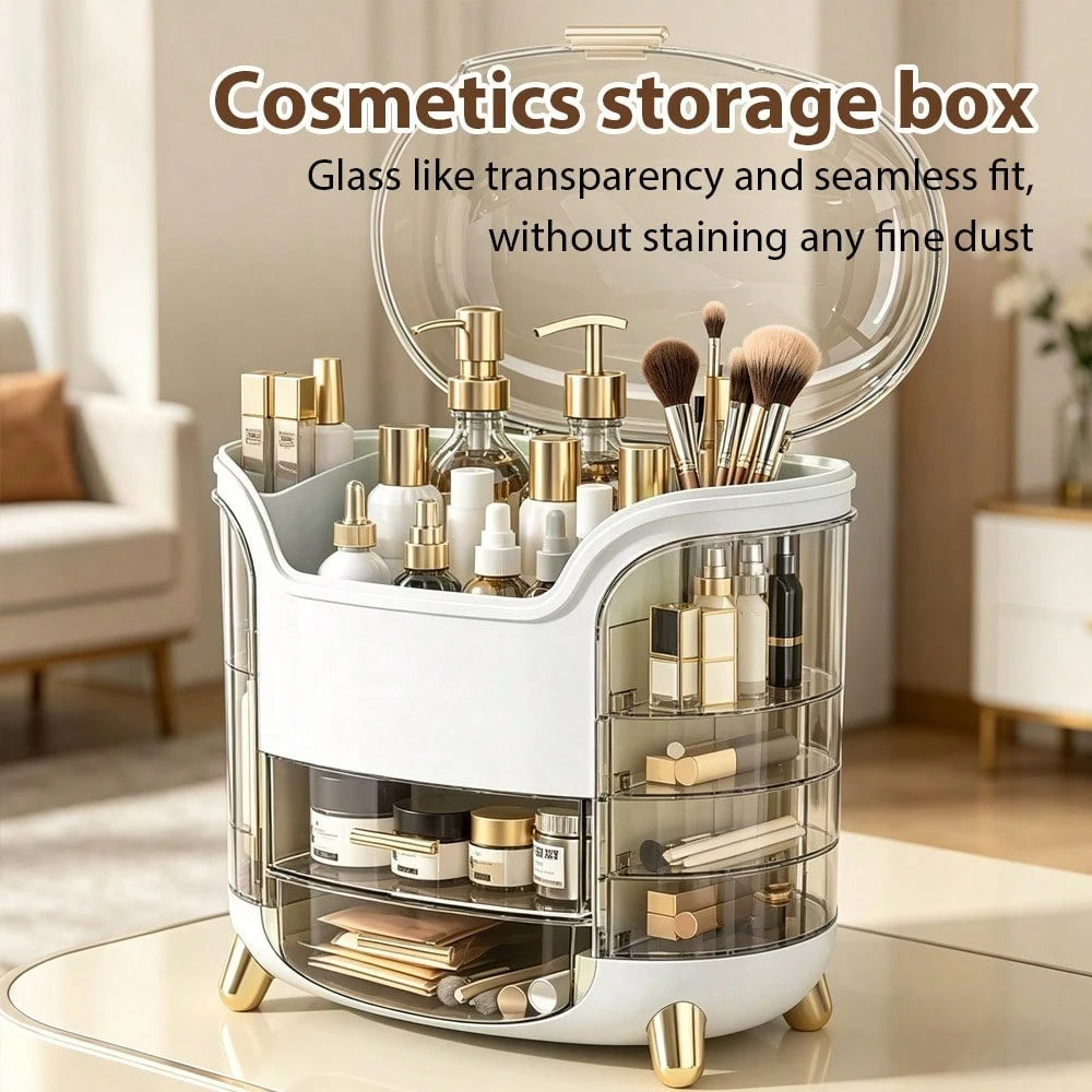 Large-Capacity Makeup & Skincare Storage Box with Drawers — product photo 6