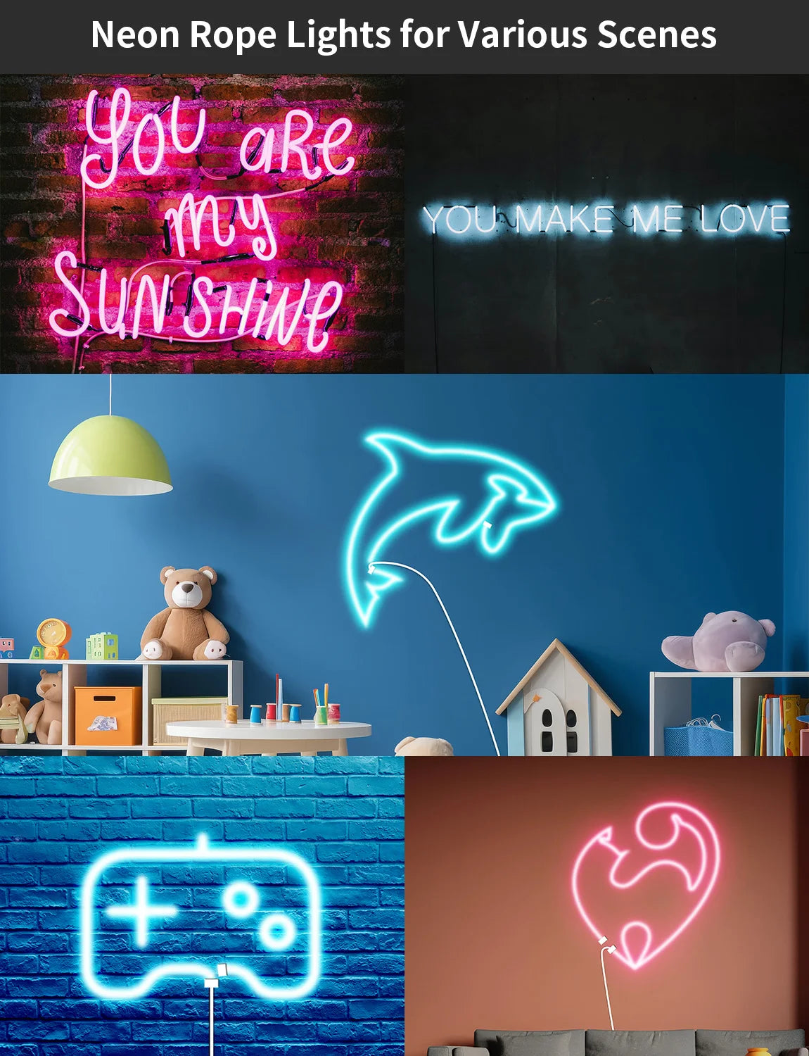 Smart RGB LED Strip Lights (SMD 5050) – App + Remote TV Backlight Strip for Gaming & Home Decor — view 3 of home & kitchen