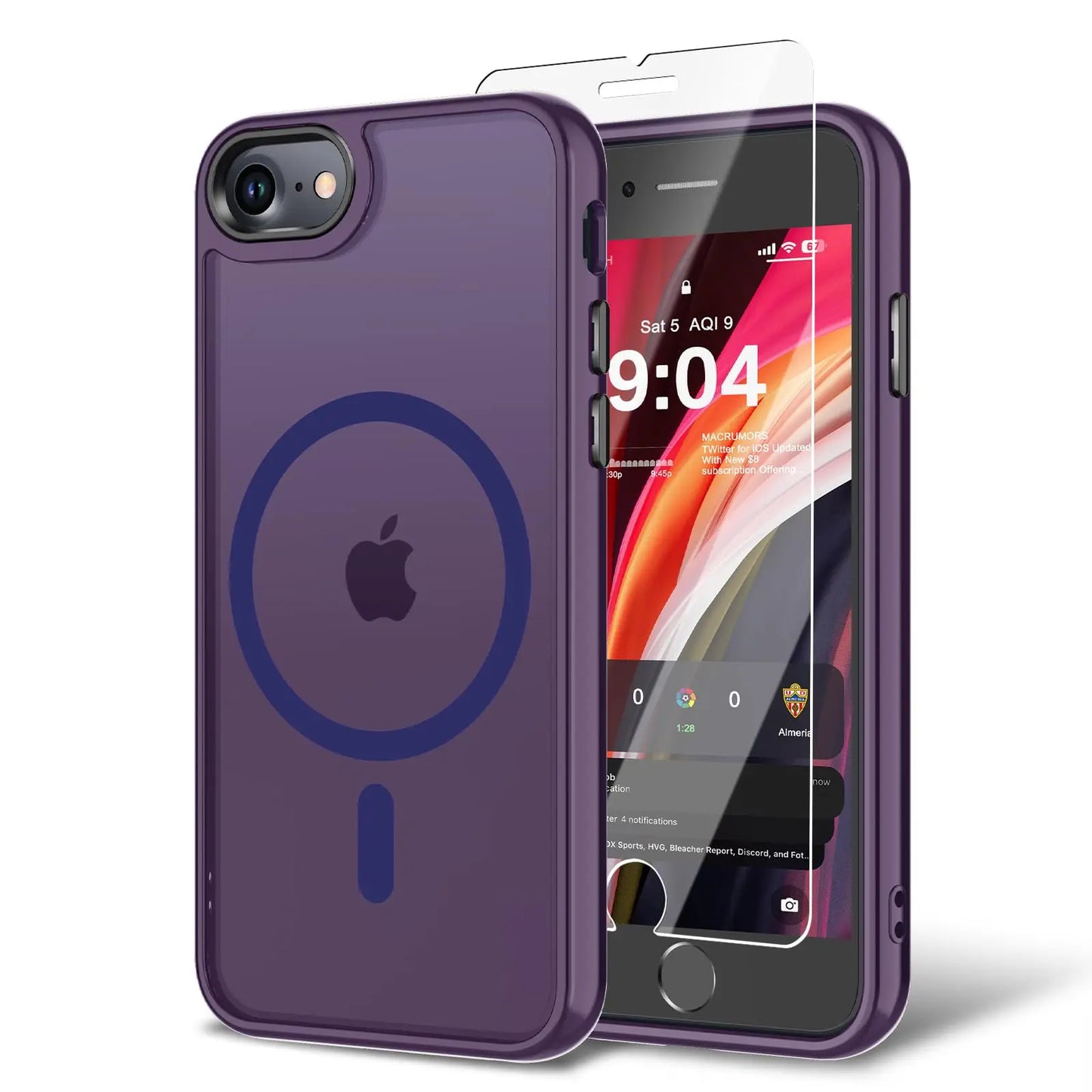 for iPhone 16e / 17e Ultra-Slim MagSafe Clear Case + Screen Protector — view 7 of phone cases