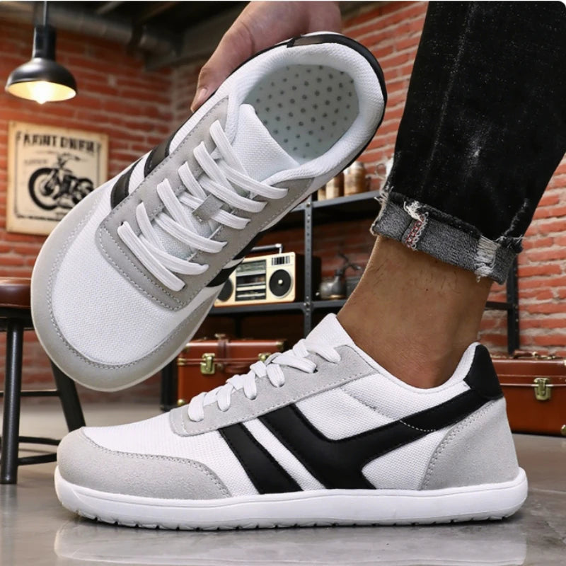 Men's Wide Barefoot Sneakers — Minimalist Breathable Walking Trail Trainers — view 5 of sneakers