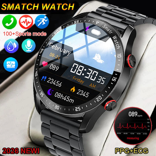 2026 Classic Smart Watch — ECG + PPG Heart Rate Bluetooth Call GPS Smartwatch for Men & Women — view 1 of smart watches