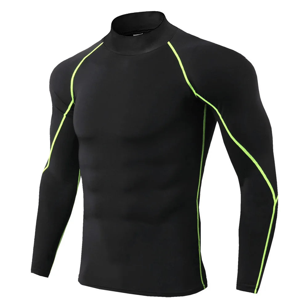 Men&rsquo;s Compression Long-Sleeve Top &mdash; Quick-Dry Bodybuilding Running &amp; Gym Shirt — view 6 of sports & fitness