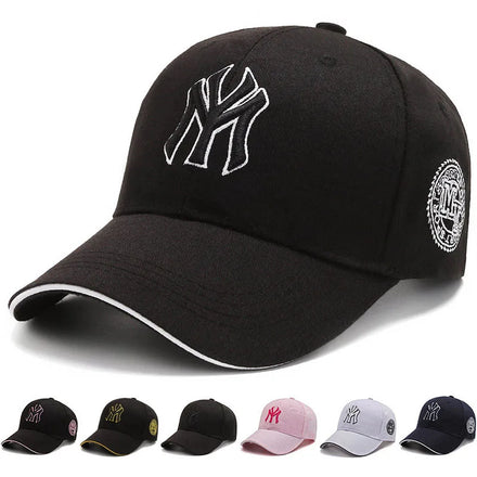 MY Embroidery Flat-Bill Baseball Cap - Unisex Teen Streetwear Snapback — view 1 of baseball caps