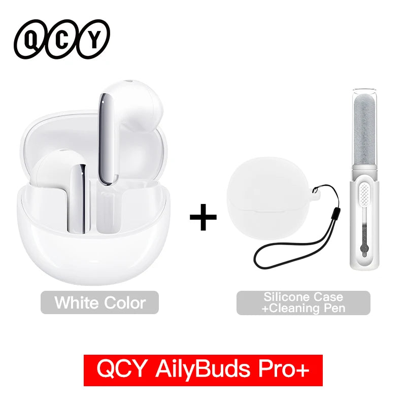 QCY HT10 AilyBuds Pro+ ANC Wireless Earphone Hi-Res Audio with LDAC Bluetooth 5.3 Earbuds 6 Mic AI HD Call Multipoint Connection — view 17 of product