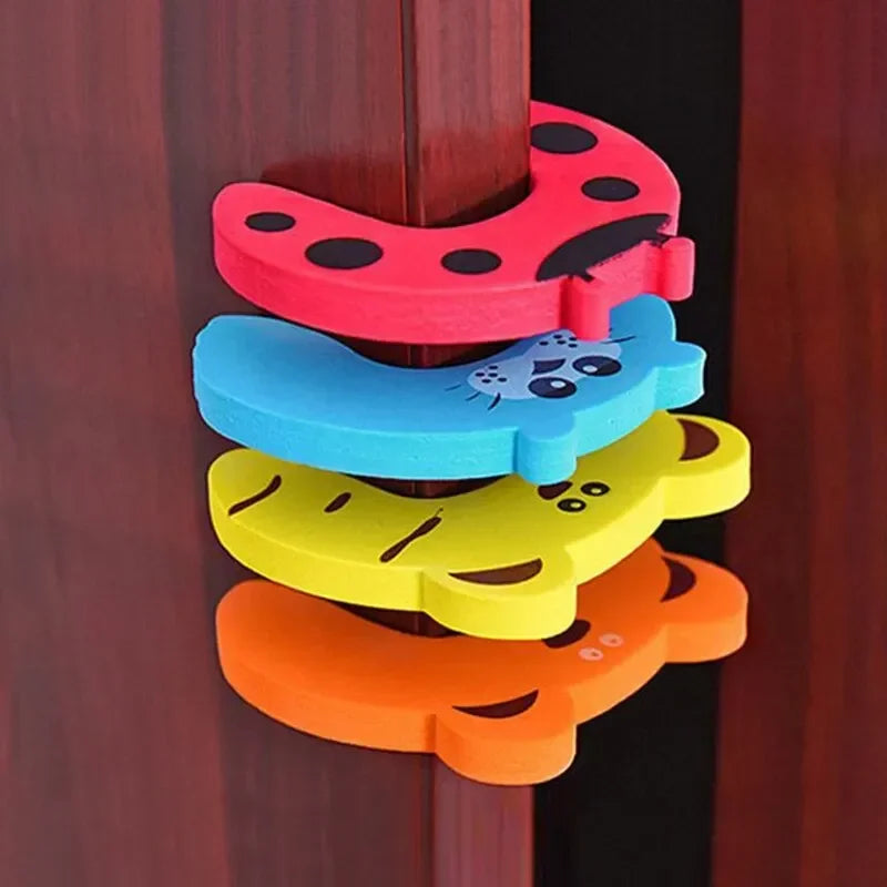 Anti-Pinch Door Finger Protector - Cartoon Foam Door Stopper for Kids — view 5 of baby safety