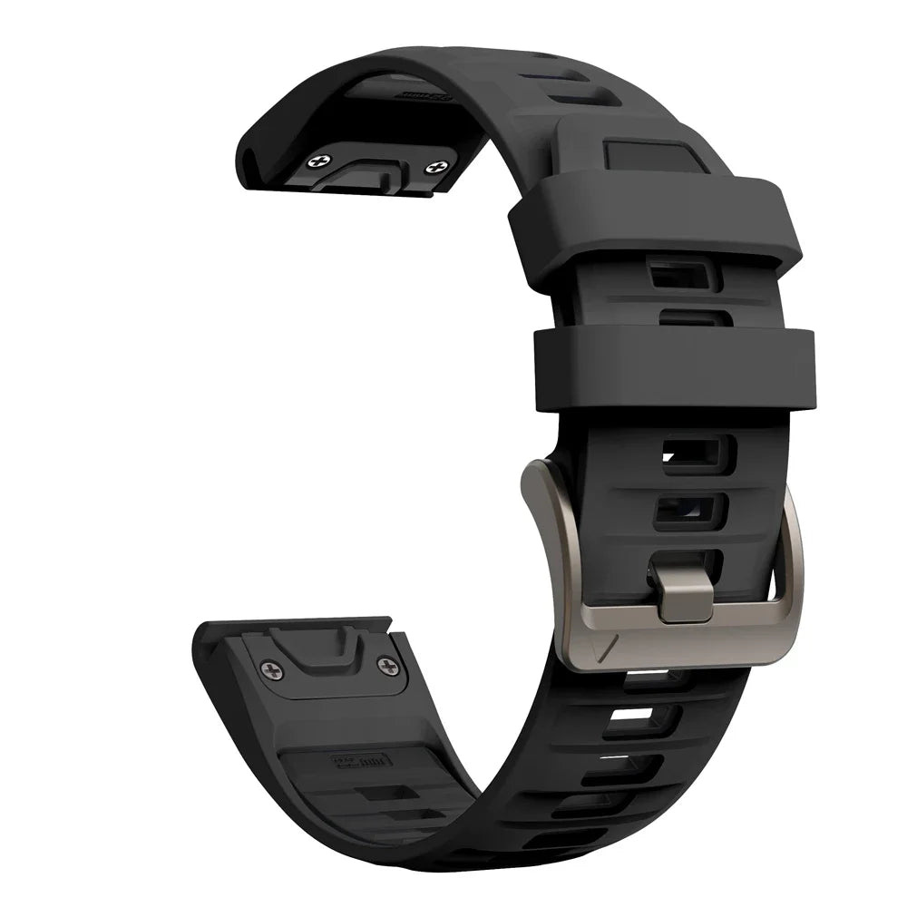 QuickFit Watch Band for Garmin Fenix 8/7/6/5/Epix Pro — 22/26mm Silicone Sport Strap — view 13 of watch straps