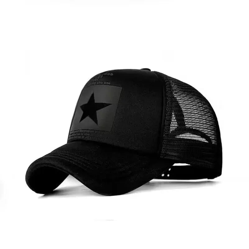 Snapback Mesh Trucker Hat — Y2K Dad-Cap Hip-Hop Streetwear Outdoor Casual Sun Hat — view 8 of hats & caps