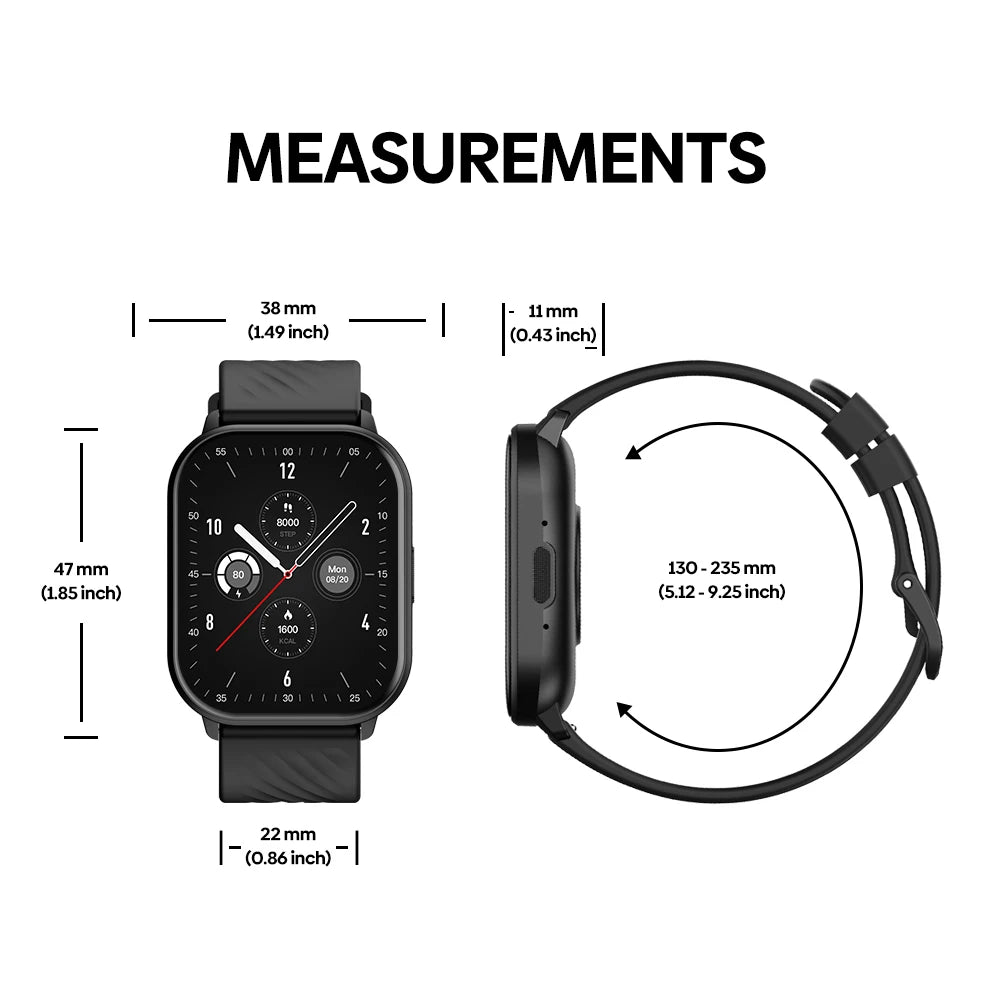 Zeblaze GTS 3 Smart Watch — 2.03in Voice Calling HD 100+ Sports Modes Smartwatch — view 6 of smart watches
