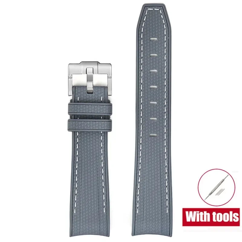 MoonSwatch Diving Strap — 20mm Curved-End Rubber Watch Band for Omega x Swatch