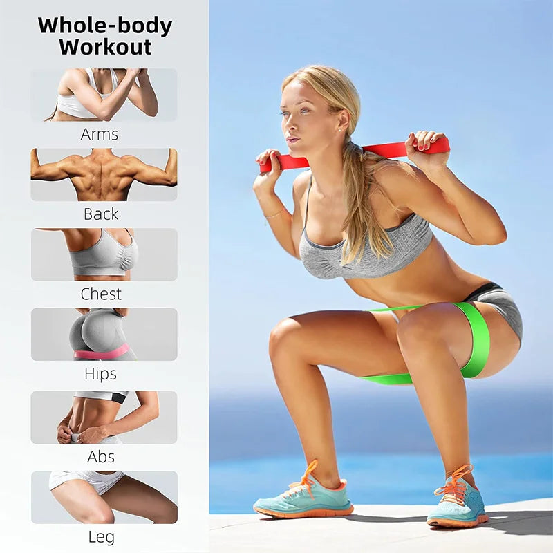 Resistance Bands — Hip Tension Booty Band, Leg Squat Sculpt Loop — view 2 of sports & fitness