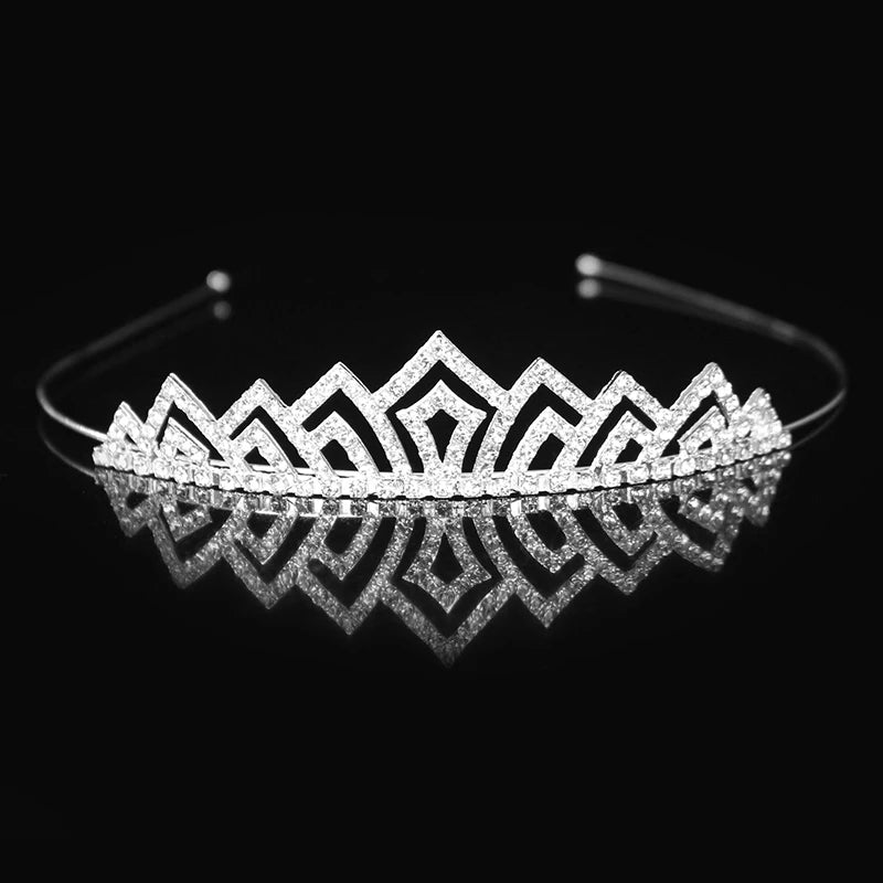 Beautiful Cute Kid Princess Tiaras and Crowns Crystal Headband Bridal Crown Wedding Party Hair Accessories Girls Fashion Jewelry — view 10 of product