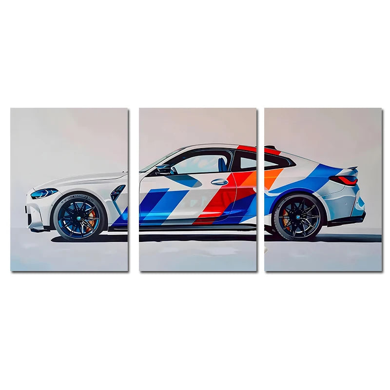 3-Piece Supercar Canvas Poster Set &mdash; Famous Sports Cars Wall Art for Boys&rsquo; Room &amp; Home — view 14 of wall art & prints