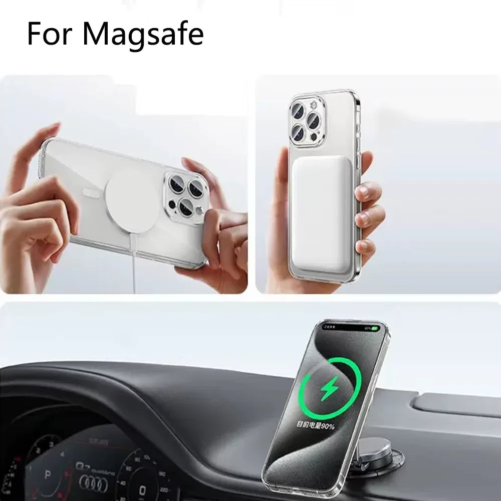 MagSafe Magnet Fullback Clear Protection Case for iPhone 17 Pro / Air — view 6 of phone cases
