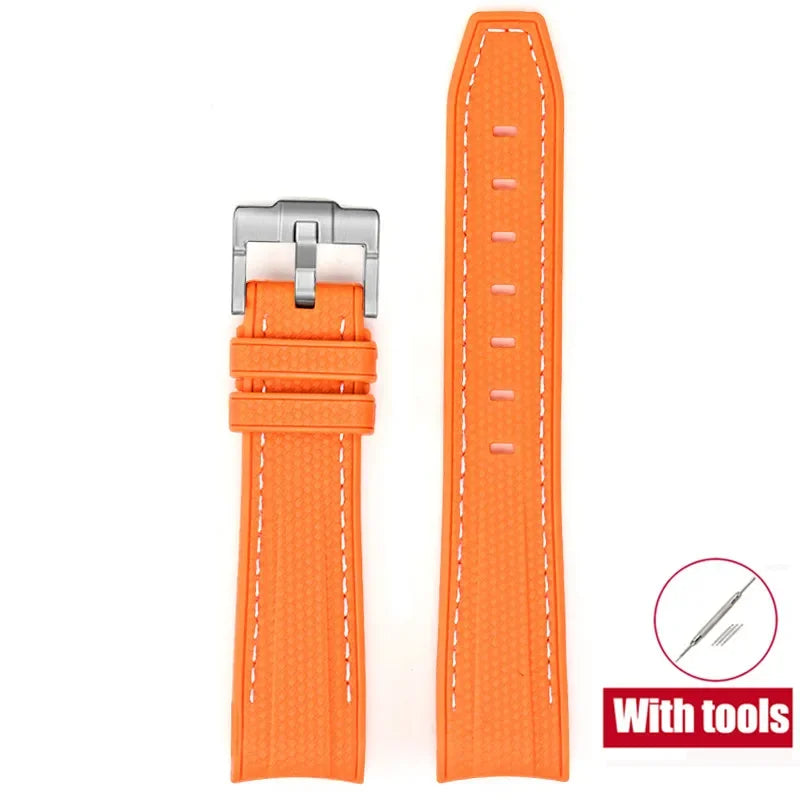 MoonSwatch Diving Strap — 20mm Curved-End Rubber Watch Band for Omega x Swatch