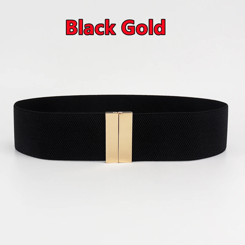Belts Wide Elastic Women's Waist Belt — Cinch Coat & Dress Belt with Buckle — view 7 of belts