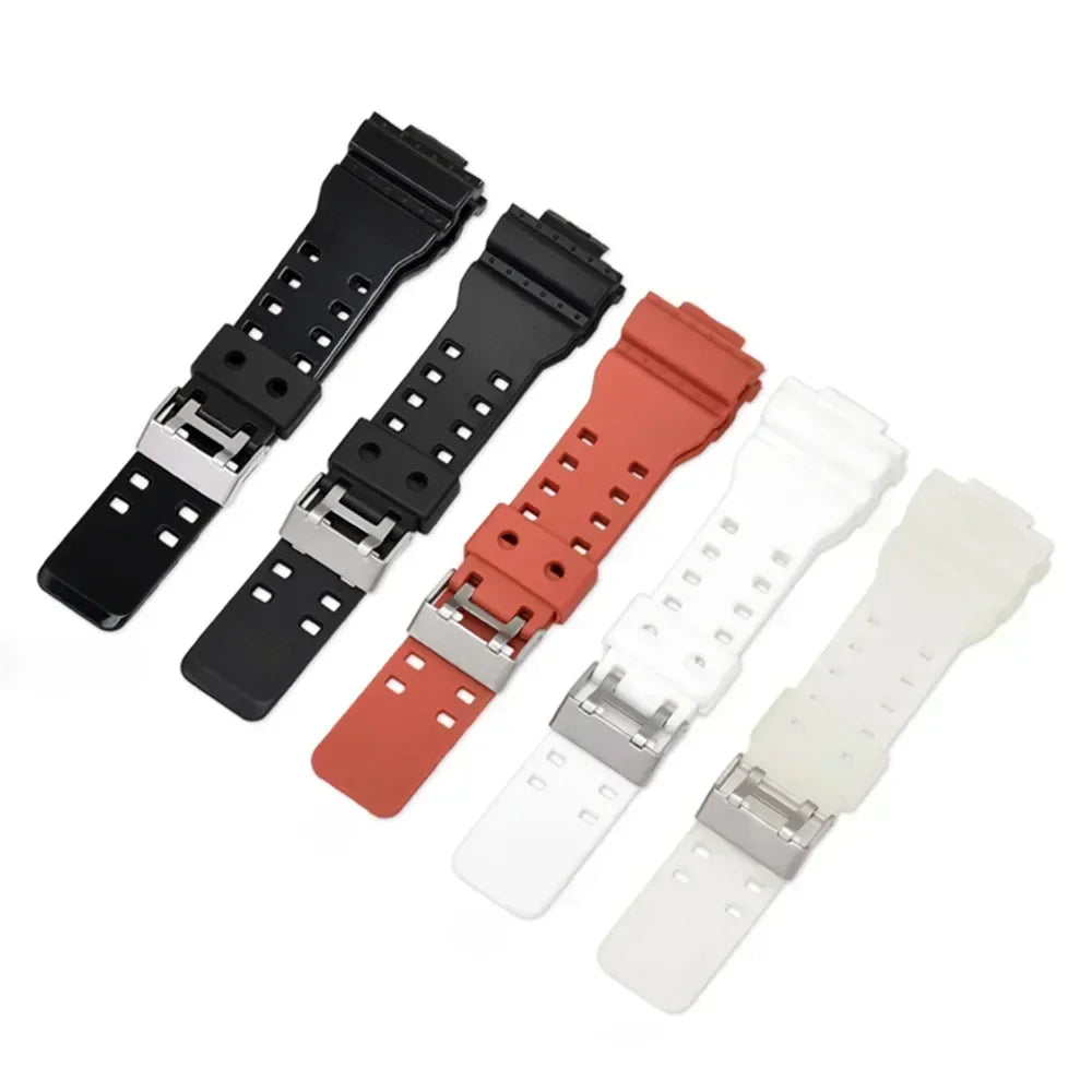 Replacement Strap for Casio G-Shock — GA-100/110/120/140/200/400/700/800 & GD-100 Series — view 2 of watch straps