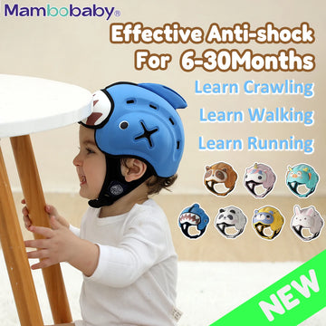 Premium Anti-Shock Baby Helmet - Soft Toddler Head Protector for Crawling & Walking — view 1 of baby safety helmets