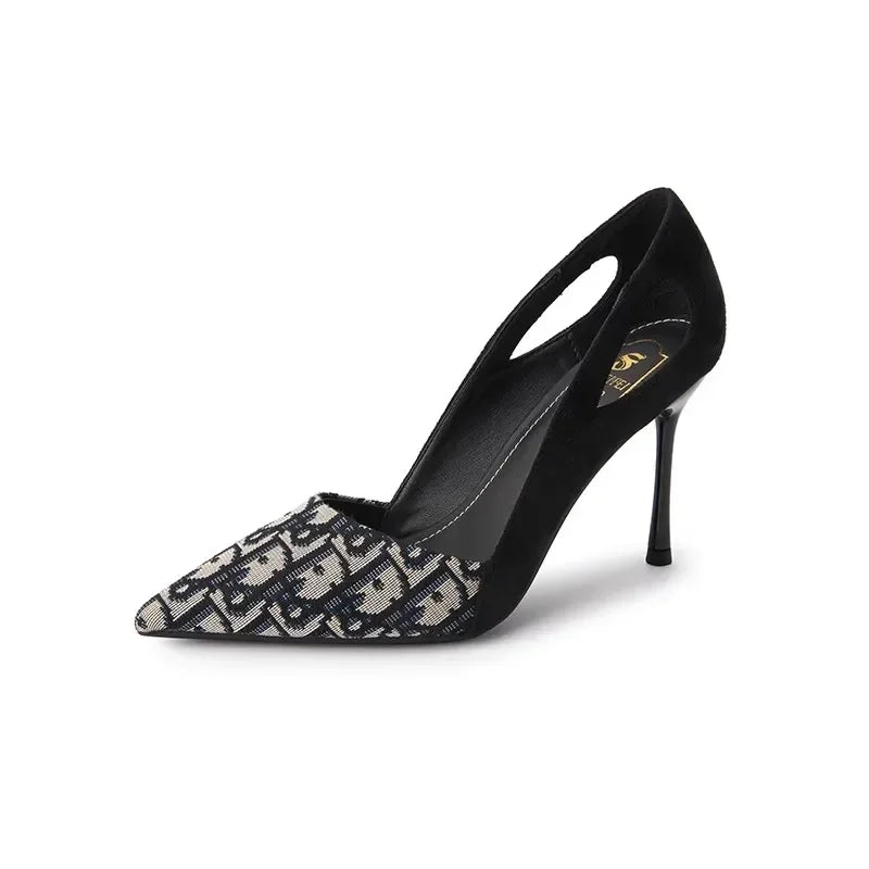 Summer Sandals Embroidered Pointed Heels — 2025 Luxury Casual High-Heel Sandals for Women — view 7 of summer sandals