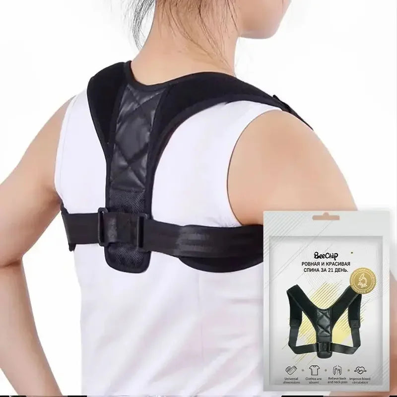 Pink Posture Vest for Women — Feminine Clavicle & Spine Corrector — view 5 of braces & support