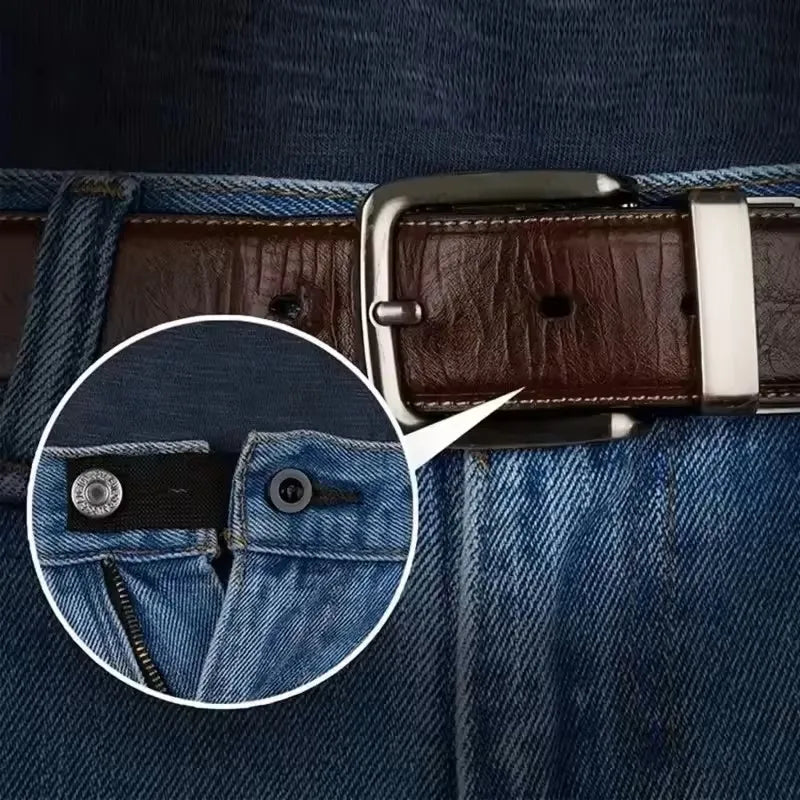 Unisex Pant Extender Belt 5-Pack — Waist Band Button Hooks for Jeans & Trousers — view 5 of accessories & jewelry