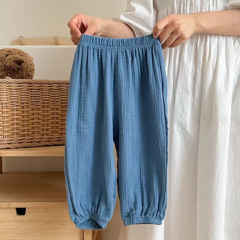 Kids Summer Bug-Protection Pants - Thin Breathable Lightweight Trousers — view 5 of toddler apparel