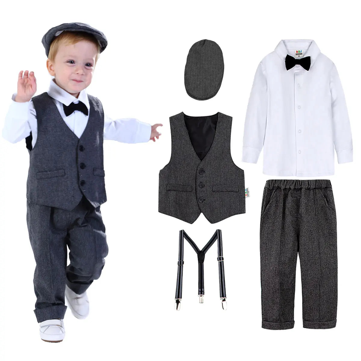 Baby Boy Baptism Outfit – Infant Gentleman Suit for Easter, Party, Wedding, and Ceremony