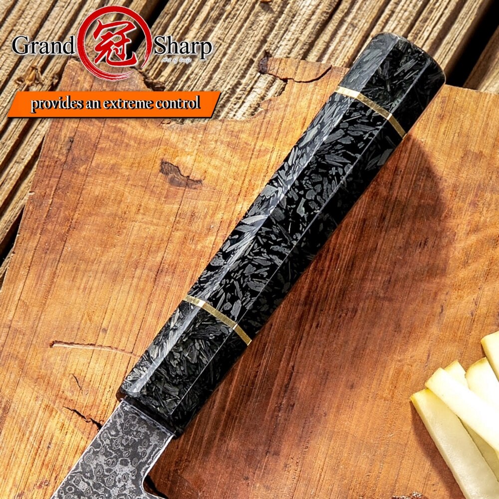 Damascus Chef Knife Japanese Kiritsuke Knife