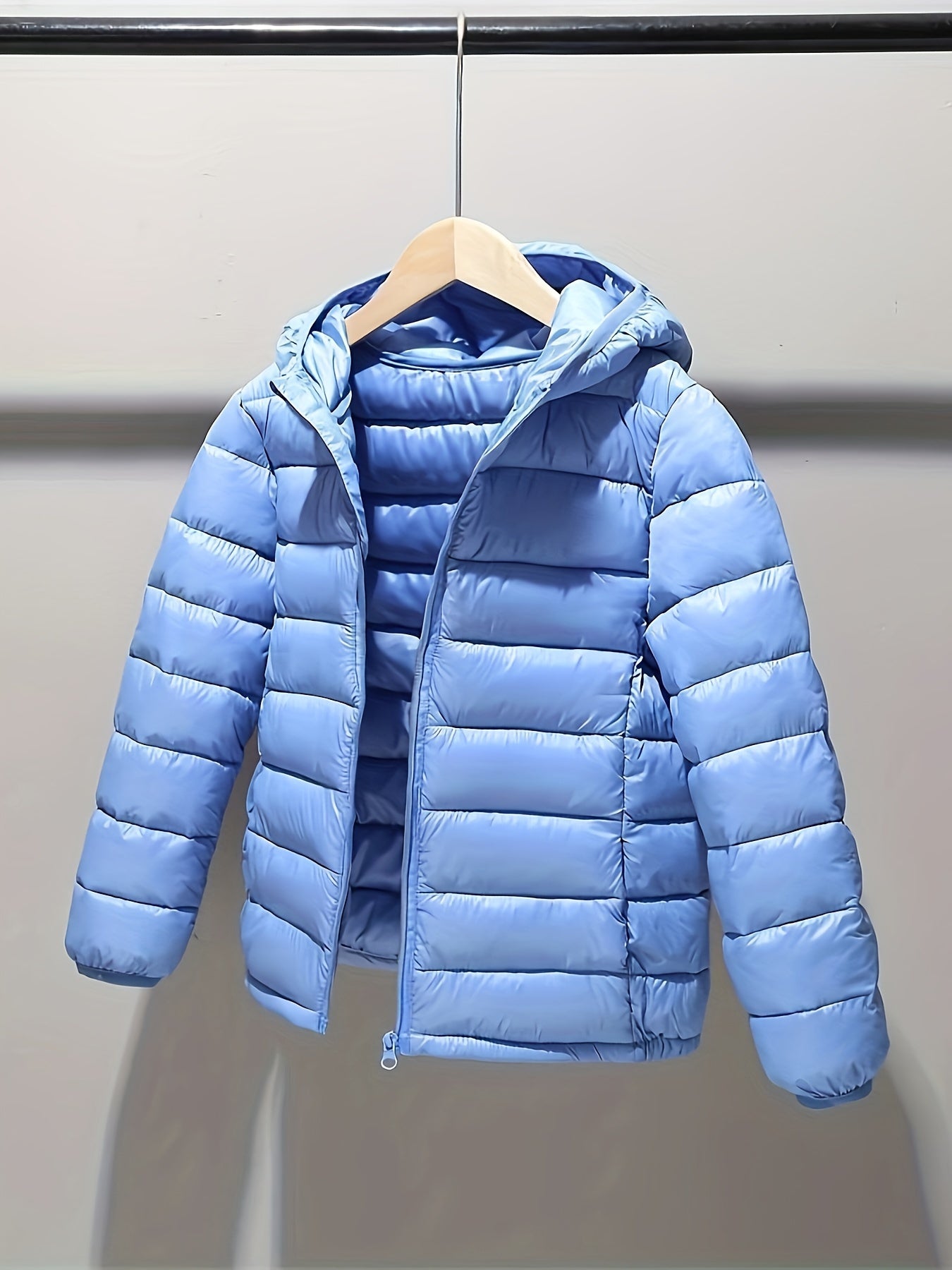 Boys' Water-Resistant Puffer Jacket - Hooded & Insulated