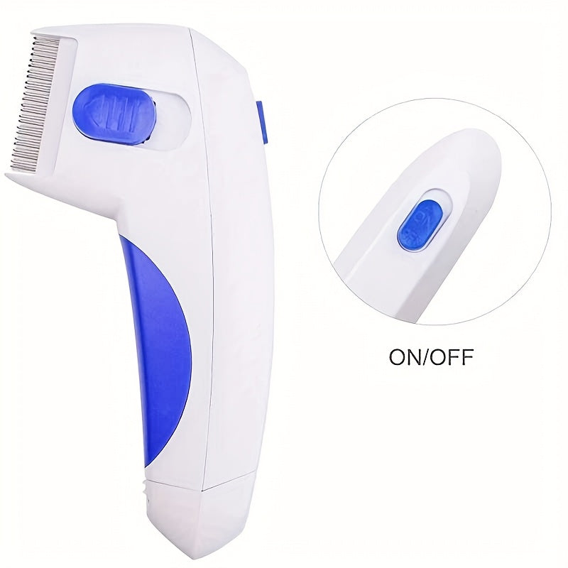 2-in-1 Pet Brush - Gentle Hair Removal and Combing for Cats and Dogs, with Durable Stainless Steel Comb Teeth and Comfortable Handle Grip