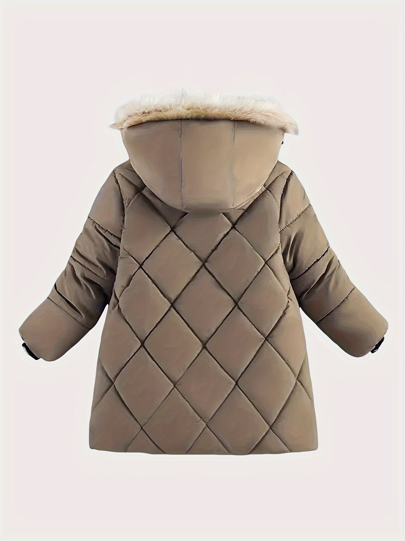 Boys' Hooded Winter Jacket - Label Patch Design