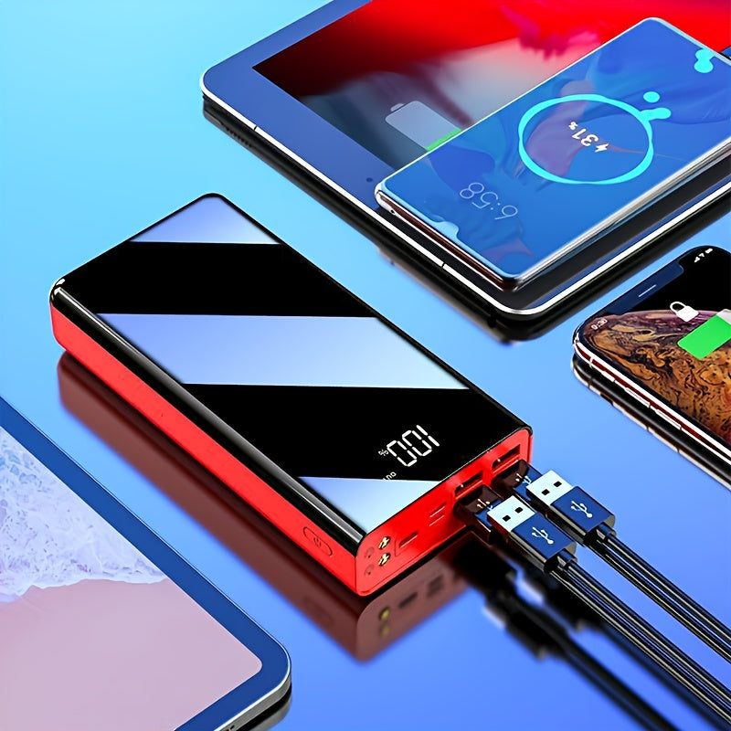 30000mAh/50000mAh Portable Power Bank, 22.5W Super Flash Charge with Digital Display, Outdoor Travel Camping Light, Fast-charging Reserve Battery Pack, Large-capacity Power Bank, Bidirectional Fast Charge