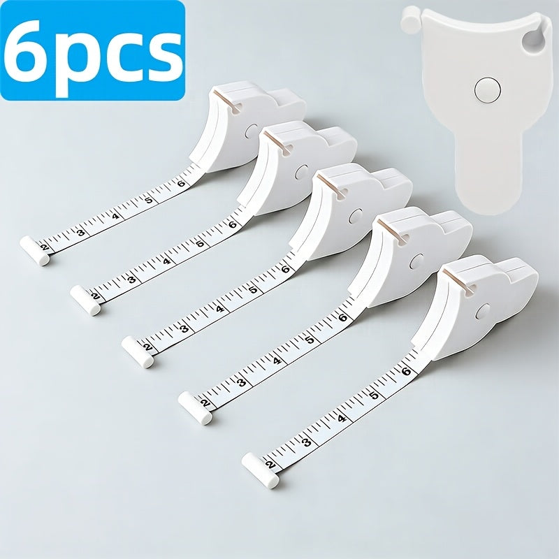 3/6pcs Portable Fixed Tape Measure - Fitness Tape Measure for Measuring Body, Waist, Chest And Thigh, Sewing Measurement Tool, 60-inch Sewing Tape Measure, Ideal Extendable Tape Measure for Tailors And Fitness Enthusiasts