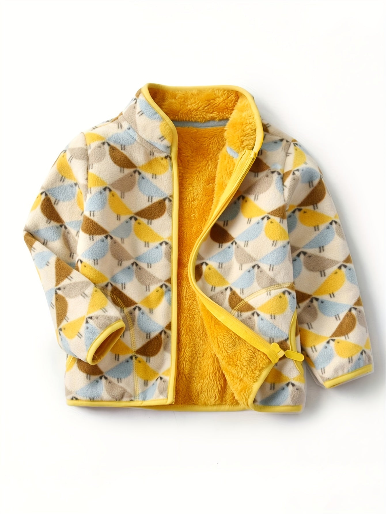 Kids' Vintage Dinosaur Fleece Jacket - Cozy Winter Wear