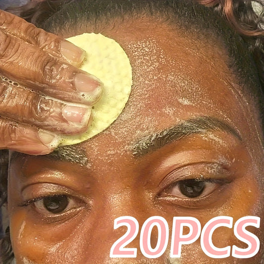 60-count Turmeric And Kojic Acid Facial Cleansing Pads, For Deep Pore Cleansing, Suitable For All Skin Types, Men And Women. Travel-sized.