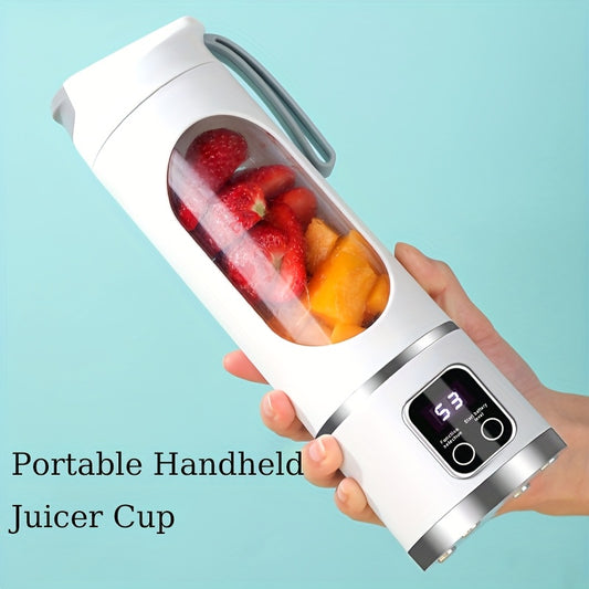 Portable USB Rechargeable Juicer – Handheld Smoothie Blender with LED Display & Ice Crush — view 1 of home & kitchen
