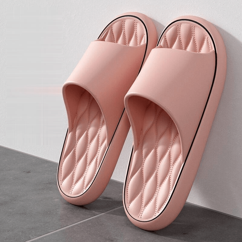 Checkered EVA Slippers- Rhombus Pattern, Comfortable for Home Use, Women Shoes — view 8 of women's shoes