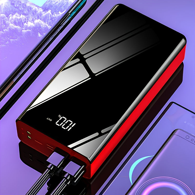30000mAh/50000mAh Portable Power Bank, 22.5W Super Flash Charge with Digital Display, Outdoor Travel Camping Light, Fast-charging Reserve Battery Pack, Large-capacity Power Bank, Bidirectional Fast Charge