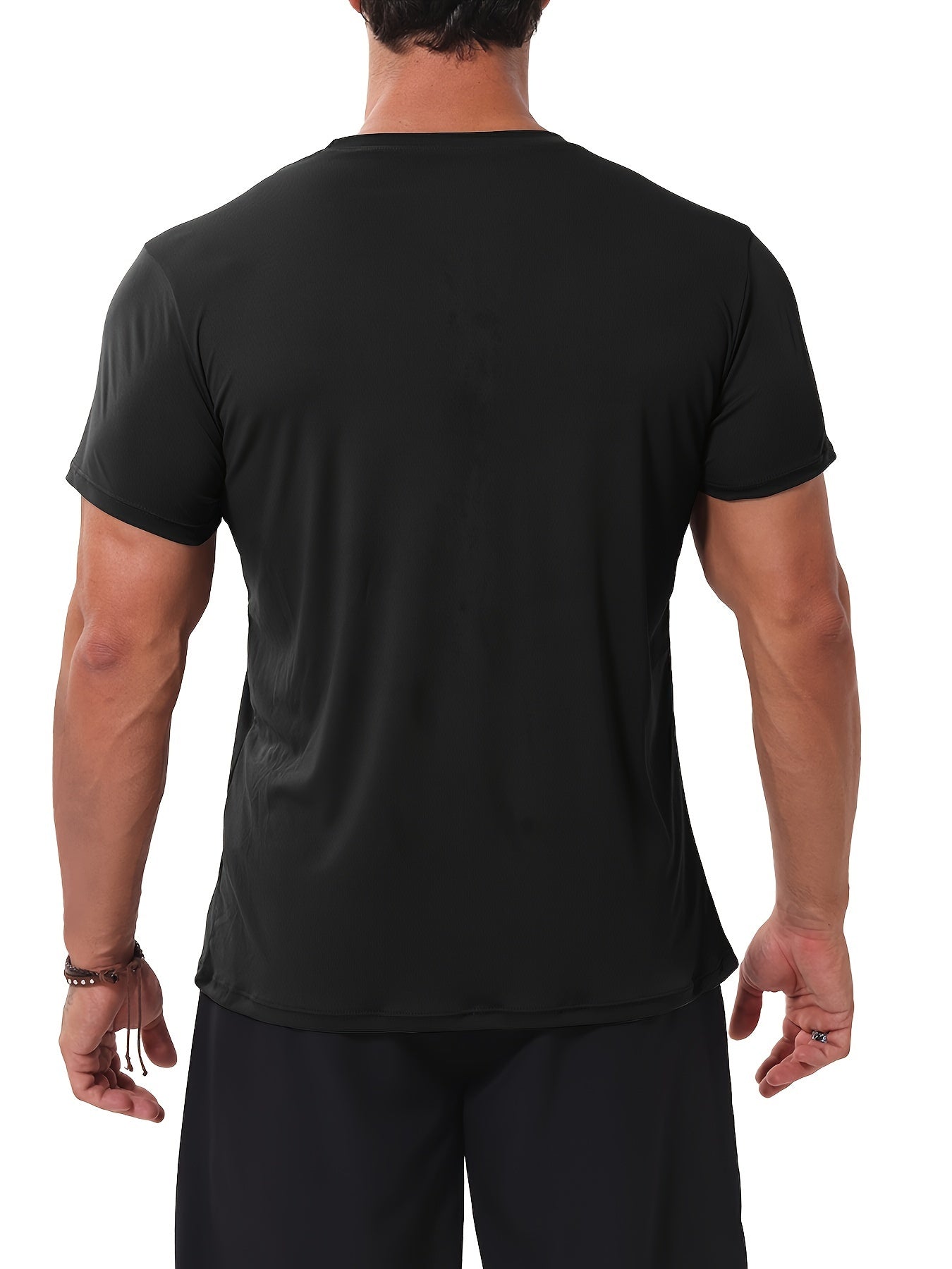 6-Pack TELALEO Men’s Quick Dry Workout Shirts – Short Sleeve Crew Neck Athletic Tops