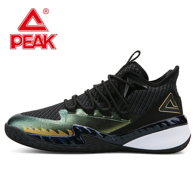 PEAK Men&#39;s Basketball Shoes Professional Shock-Absorbing Breathable Gym