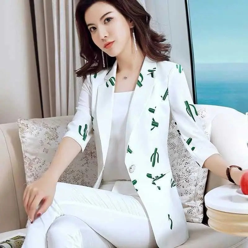 Polka Dot Ssuit Jacket Female Ins Spring Summer