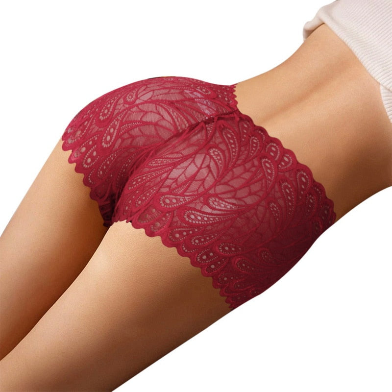 Sexy Lace Lingerie Women Hollow Out Boxers Fashion Women